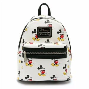 Loungefly Classic White Mickey Mini Backpack